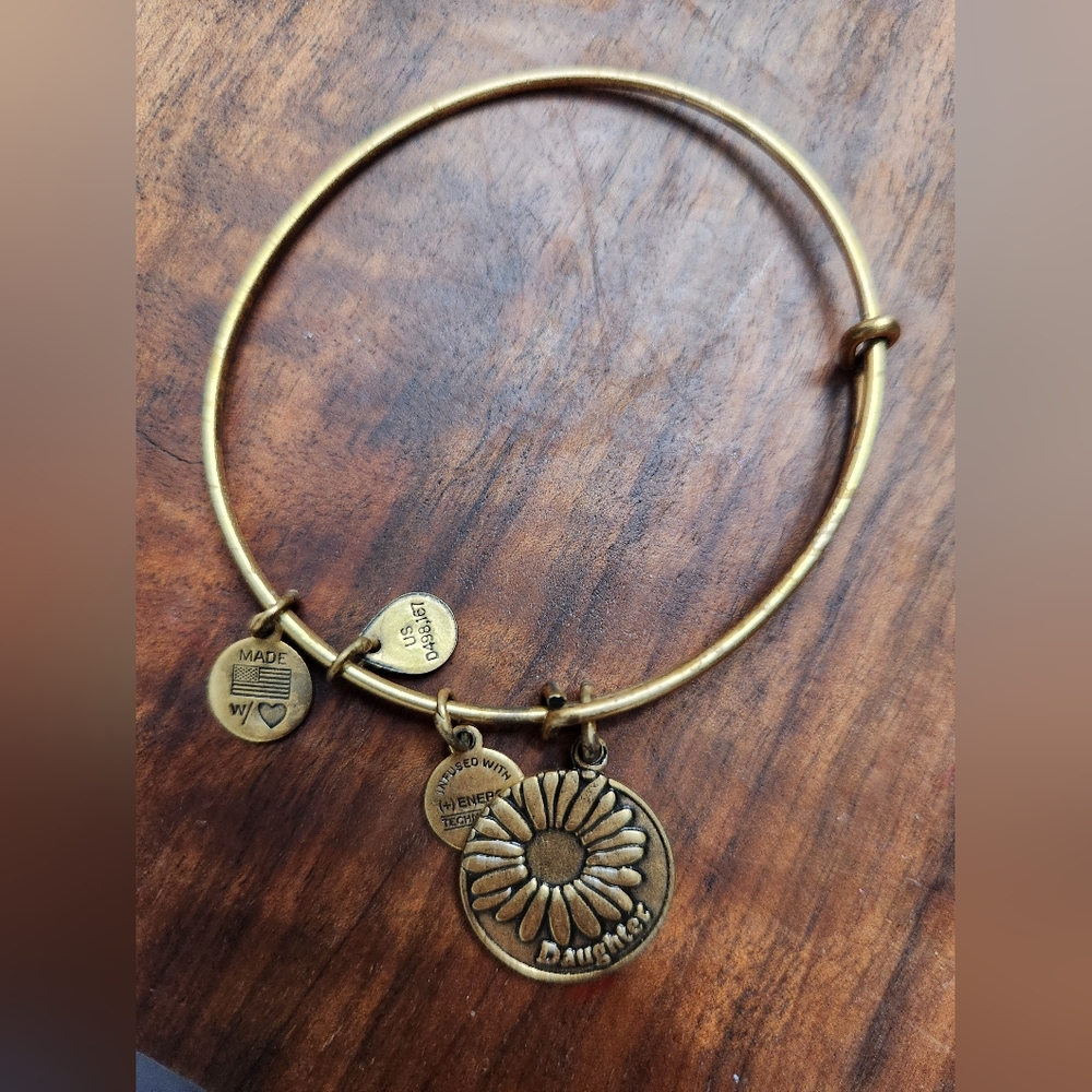Alex and Ani Flower Bracelet